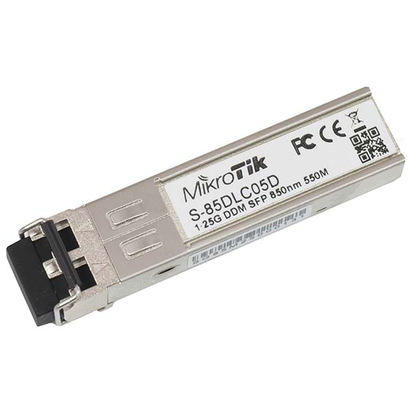 ماژول فیبر نوری میکروتیک مدل MikroTik S-۸۵DLC۰۵D ماژول فیبر نوری میکروتیک مدل MikroTik S-85DLC05D