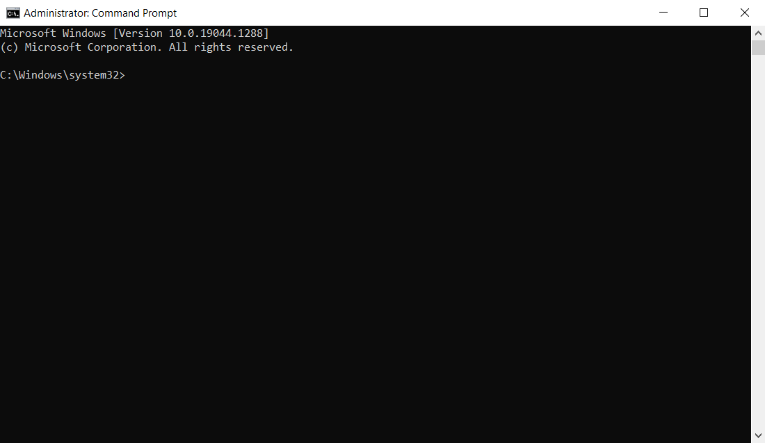 پنجره Command Prompt