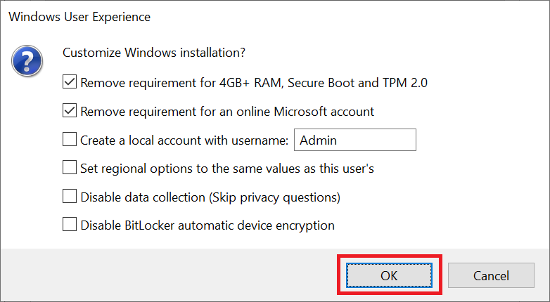 18- آپشن های انتخابی بوت کردن فلش نرم افزار Rufus برای ویندوز 18- آپشن های انتخابی بوت کردن فلش نرم افزار Rufus برای ویندوز