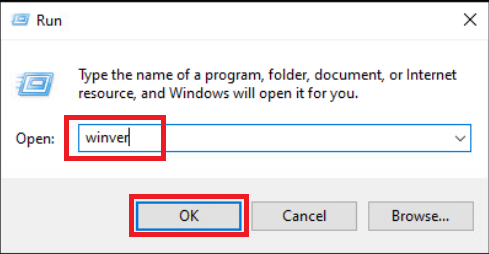 2- اجرای دستور Winver در منوی Run برای فهمیدن ورژن ویندوز اجرای دستور Winver در منوی Run برای فهمیدن ورژن ویندوز