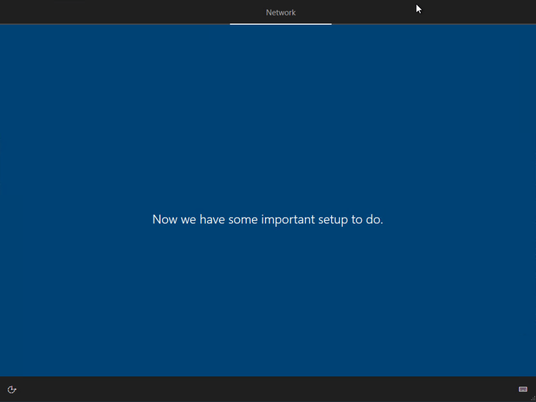 24- اتمام مراحل انتخاب زبان ورودی کیبورد و صبر برای مراحل بعدی 24- اتمام مراحل انتخاب زبان ورودی کیبورد و صبر برای مراحل بعدی