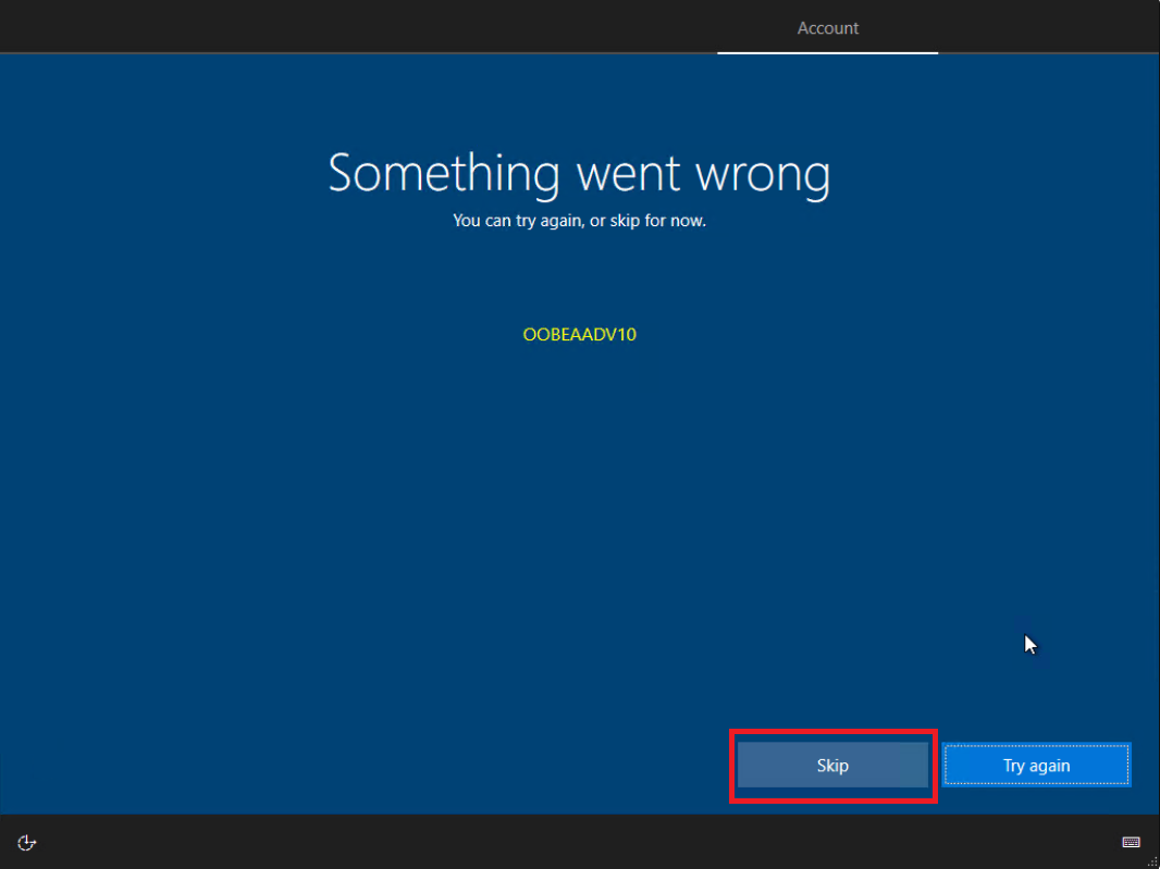 26- ارور در مراحل نصب ویندوز 10 26- ارور در مراحل نصب ویندوز 10