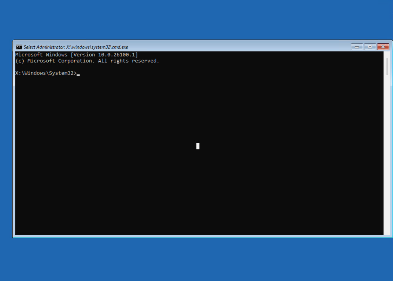باز شدن محیط Command Prompt