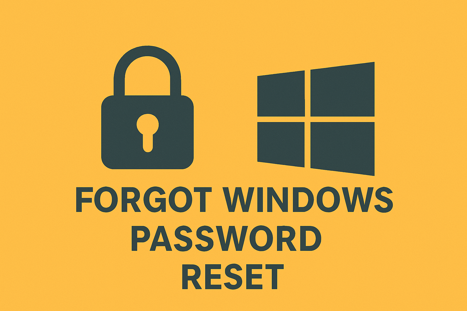 فراموشی رمز ویندوز 10 و 11، ریست پسورد